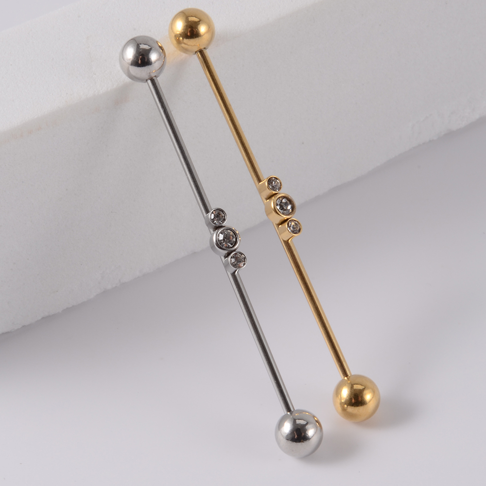 ステンレス鋼のベル,1ピース,長さのブリッジ,マイクロインサ - Industrial Barbell Long のレビューと価格