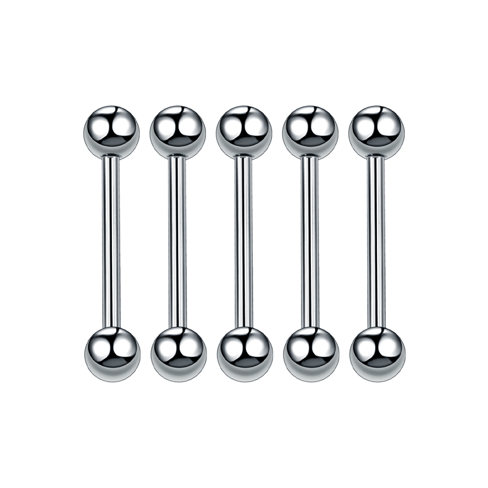 チタンヘリックスピアス,工業用バーベルリング,セクシーなニッ - Industrial Barbell Long のレビューと価格