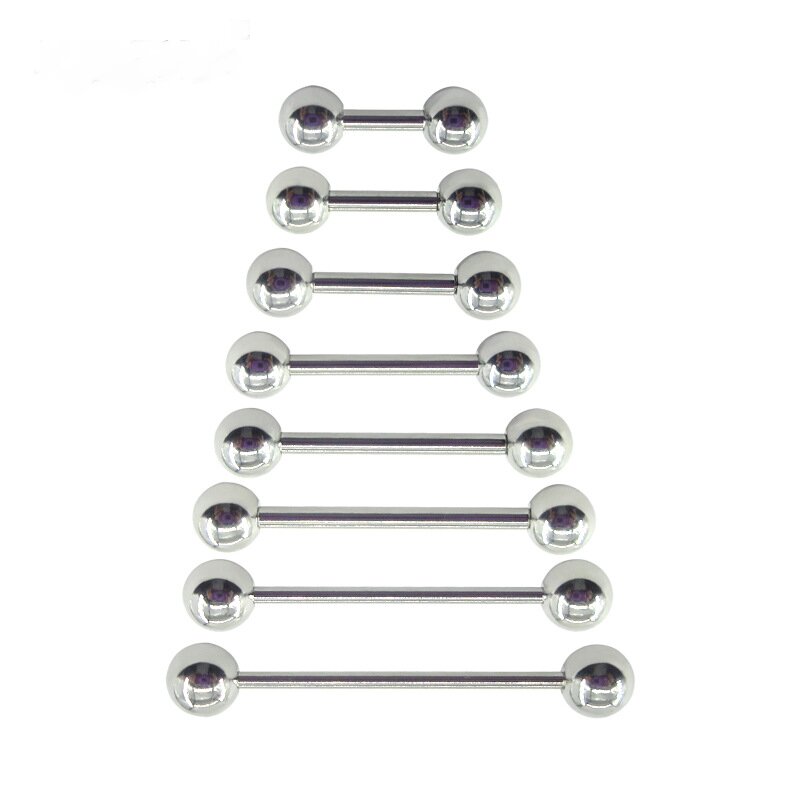 2 個 0.8 ミリメートルステンレス鋼ロングストレート工業 - Industrial Barbell Long のレビューと価格
