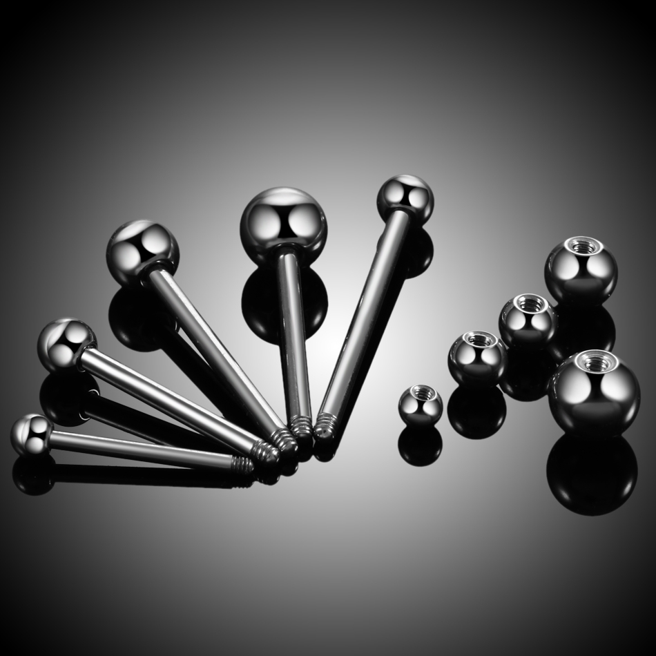 チタン工業用バーベル軟骨イヤリング,おねじ,長い耳のスタッド - Industrial Barbell Long のレビューと価格